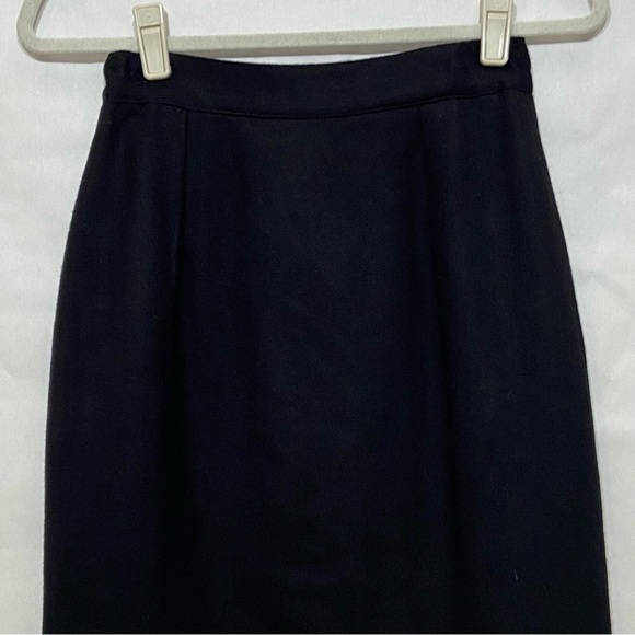 VINTAGE PIONEER WEAR RED RIVER WESTERN COWGIRL WOOL BUTTON MIDI SKIRT - Picture 11 of 14